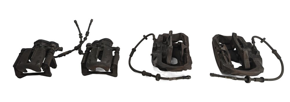 Thumbnail 4: 12-18 AUDI A7 (C7 4G8) FRONT REAR BRAKE CALIPER SET/4 w/ELECTRONIC PARKING BRAKE