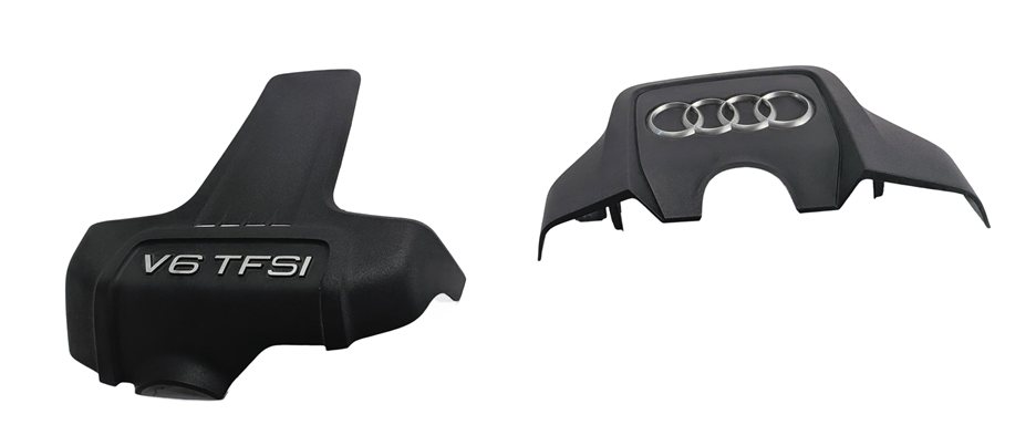 09-16 AUDI A6 A7 A8 Q5 Q7 S5 SQ5 3.0L SUPERCHARGED ENGINE COVER TRIM SET 2