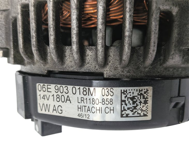 Thumbnail 5: 2012-2015 AUDI A6 A7 (C7) 3.0L SUPERCHARGED ENGINE 180 AMP ALTERNATOR