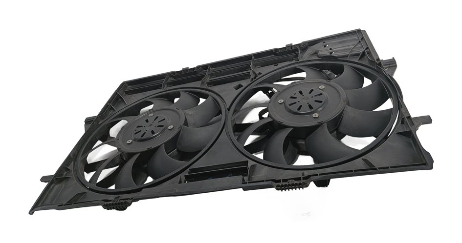12-18 AUDI Q5 SQ5 A6 A7 S4 S5 RADIATOR COOLING FAN ASSEMBLY