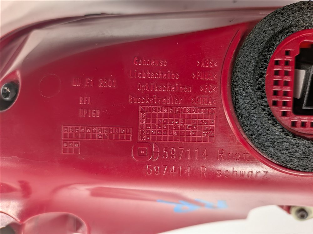 Thumbnail 8: 2012-2015 AUDI A7 S7 (C7 4G8) RIGHT PASSENGER REAR TAILLIGHT BRAKE LIGHT LAMP
