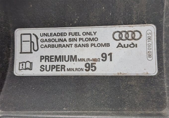 Thumbnail 6: 12-18 AUDI A7 S7 RS7 C7 4G8 FUEL TANK DOOR LID COVER TRIM w/HOUSING (Blue)