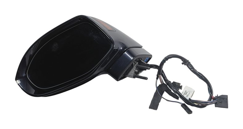 2012-2018 AUDI A7 (C7 4G8) LEFT MIRROR w/PFOLD MEMORY HEAT BLIND SPOT (Blue)