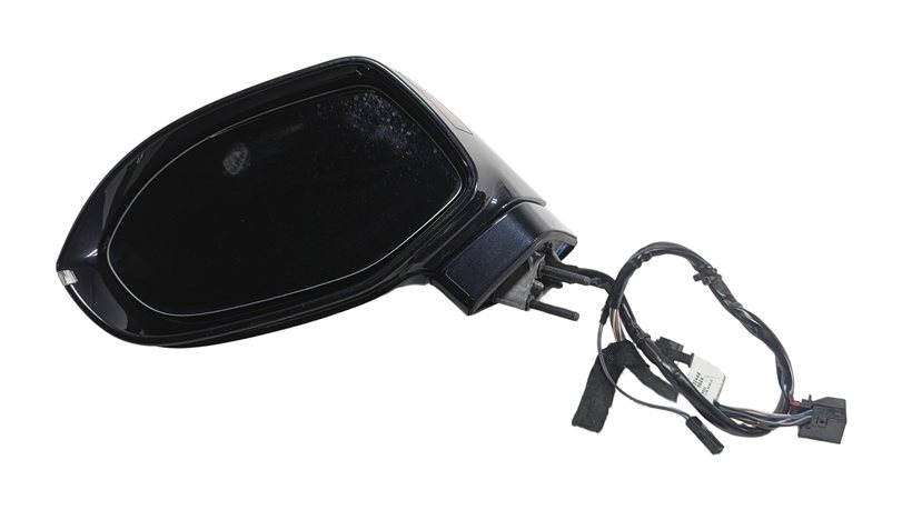 Thumbnail 2: 2012-2018 AUDI A7 (C7 4G8) LEFT MIRROR w/PFOLD MEMORY HEAT BLIND SPOT (Blue)