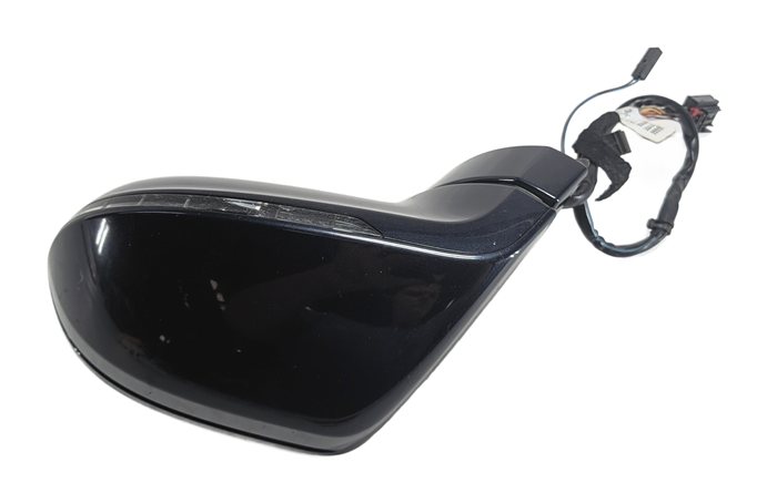 Thumbnail 4: 2012-2018 AUDI A7 (C7 4G8) LEFT MIRROR w/PFOLD MEMORY HEAT BLIND SPOT (Blue)
