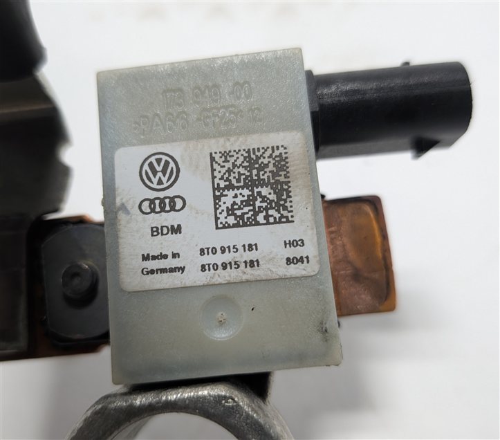 Thumbnail 4: 2013 AUDI A7 (C7 4G8) 3.0L NEGATIVE GROUND BATTERY CABLE w/ CURRENT SENSOR IBS