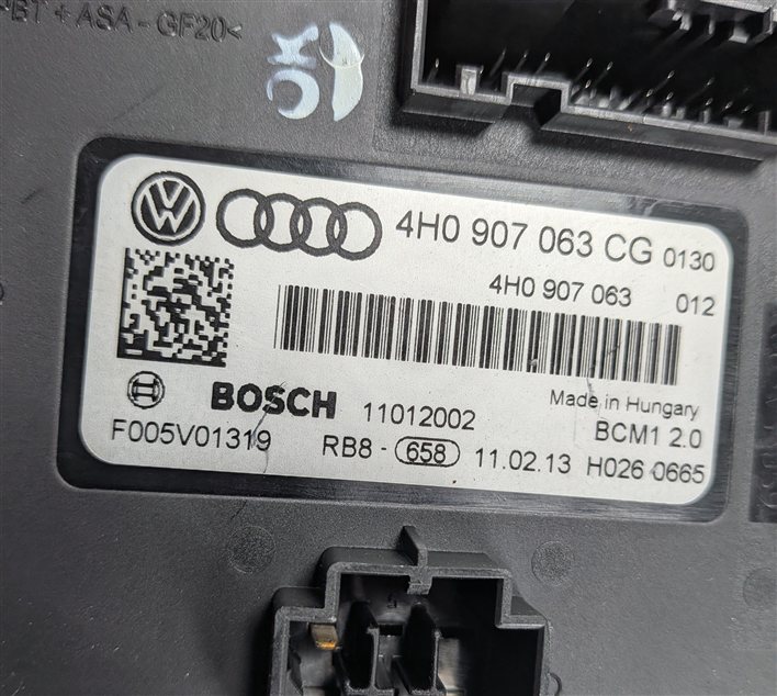 Thumbnail 13: 2013 AUDI A7 (C7 4G8) 3.0L (CTUA) ECM BCM CLUSTER KESSY GATEWAY ELV KEY SET/7