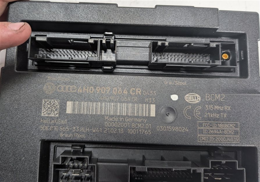 Thumbnail 15: 2013 AUDI A7 (C7 4G8) 3.0L (CTUA) ECM BCM CLUSTER KESSY GATEWAY ELV KEY SET/7