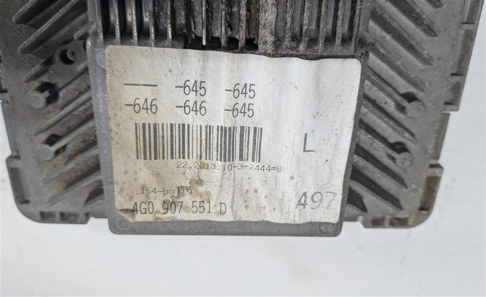 Thumbnail 16: 2013 AUDI A7 (C7 4G8) 3.0L (CTUA) ECM BCM CLUSTER KESSY GATEWAY ELV KEY SET/7