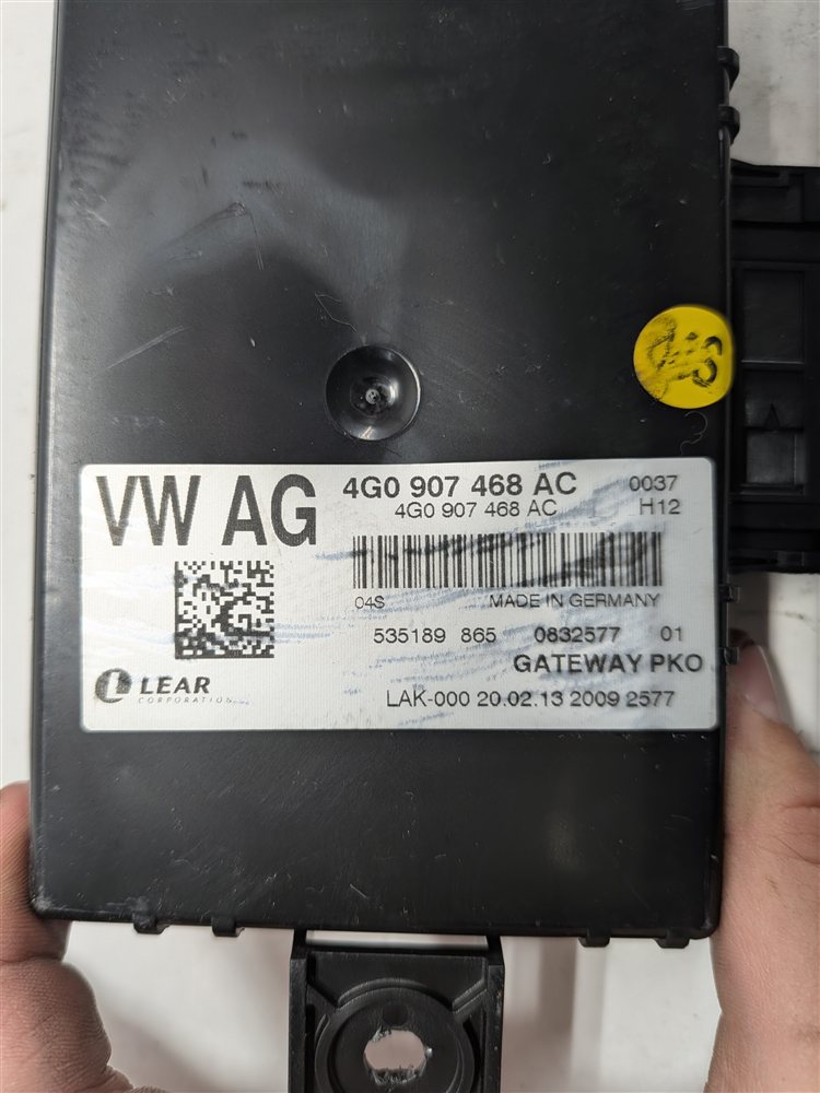 Thumbnail 5: 2013 AUDI A7 (C7 4G8) 3.0L (CTUA) ECM BCM CLUSTER KESSY GATEWAY ELV KEY SET/7