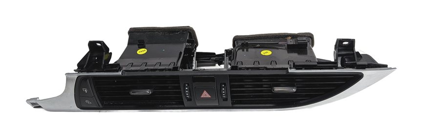 2013 AUDI A7 (C7 4G8) FRONT CENTER DASH HEAT AIR AC VENT w/HAZARD SWITCH (Black)