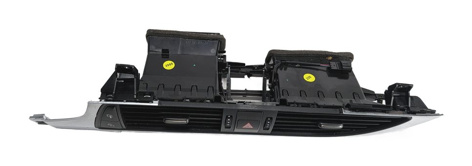 Thumbnail 3: 2013 AUDI A7 (C7 4G8) FRONT CENTER DASH HEAT AIR AC VENT w/HAZARD SWITCH (Black)
