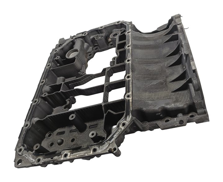2013 AUDI A7 (C7 4G8) 3.0L SUPER (CTUA) ENGINE MOTOR UPPER OIL FLUID PAN