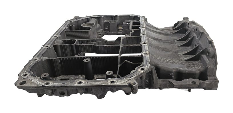 Thumbnail 2: 2013 AUDI A7 (C7 4G8) 3.0L SUPER (CTUA) ENGINE MOTOR UPPER OIL FLUID PAN
