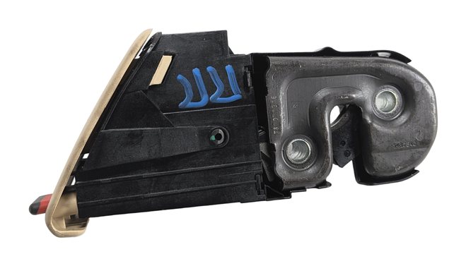 Thumbnail 4: 2013 AUDI A7 (C7 4G8) REAR RIGHT SEAT BACK RELEASE LATCH HANDLE w/ LOCK (Beige)