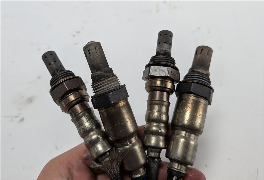 Thumbnail 5: 2013 AUDI A7 (C7 4G8) 3.0L SUPER (CTUA) ENGINE OXYGEN O2 LAMBDA SENSOR SET/4