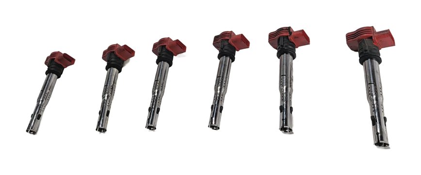 2013 AUDI A7 (C7 4G8) 3.0L SUPER (CTUA) ENGINE IGNITION COIL PACK SET/6