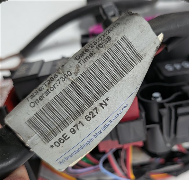 Thumbnail 12: 2013 AUDI A7 (C7 4G8) 3.0L SUPER (CTUA) ENGINE MOTOR WIRE WIRING HARNESS LOOM
