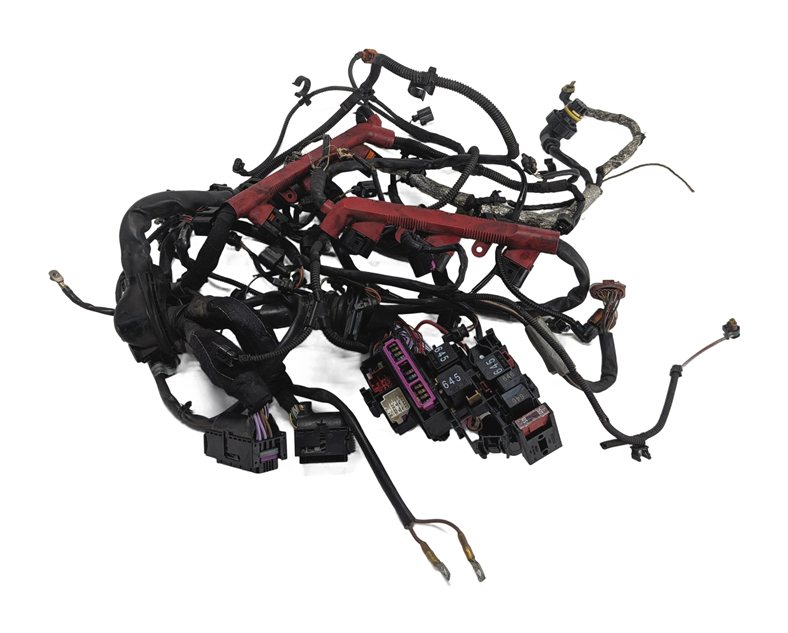 Thumbnail 3: 2013 AUDI A7 (C7 4G8) 3.0L SUPER (CTUA) ENGINE MOTOR WIRE WIRING HARNESS LOOM