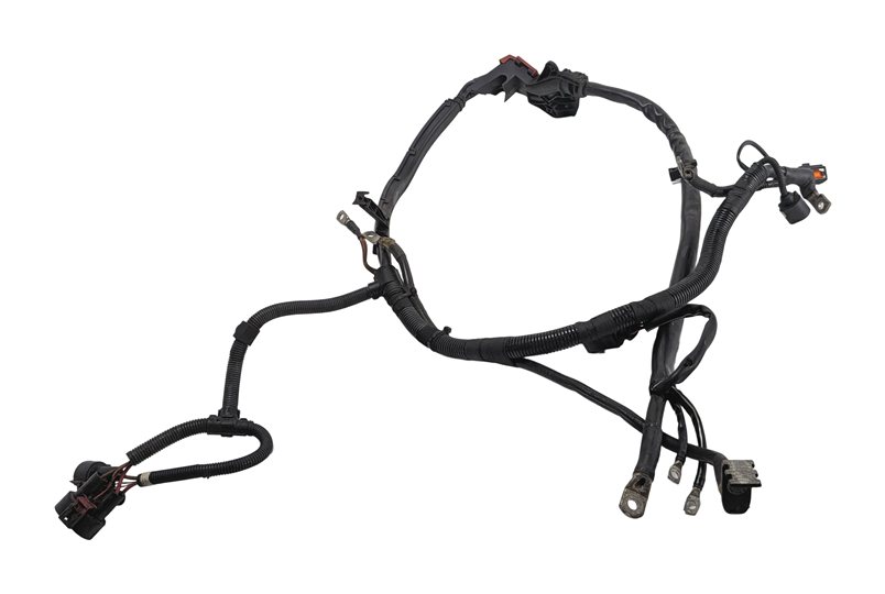 2013 AUDI A7 (C7 4G8) 3.0L POSITIVE BATTERY CABLE w/ ALTERNATOR STARTER WIRING
