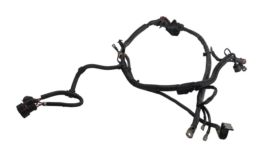Thumbnail 2: 2013 AUDI A7 (C7 4G8) 3.0L POSITIVE BATTERY CABLE w/ ALTERNATOR STARTER WIRING