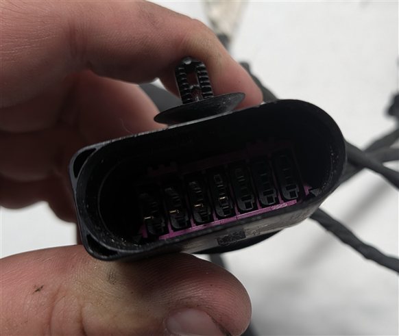 Thumbnail 5: 2013 AUDI A7 (C7 4G8) FRONT PARK ASSIST PDC SENSOR SET/4 w/ HARNESS (Blue)