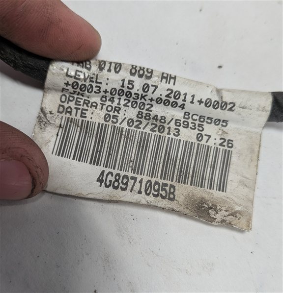 Thumbnail 6: 2013 AUDI A7 (C7 4G8) FRONT PARK ASSIST PDC SENSOR SET/4 w/ HARNESS (Blue)