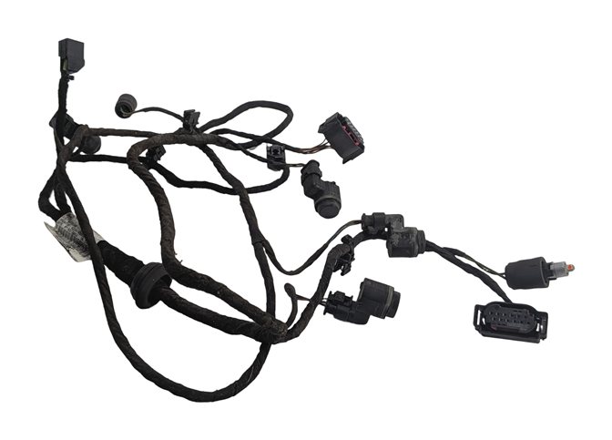 Thumbnail 2: 2013 AUDI A7 (C7 4G8) REAR PARK ASSIST PDC SENSOR SET/4 w/ HARNESS (Blue)