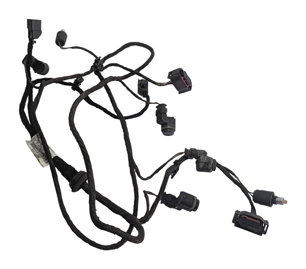 Thumbnail 3: 2013 AUDI A7 (C7 4G8) REAR PARK ASSIST PDC SENSOR SET/4 w/ HARNESS (Blue)