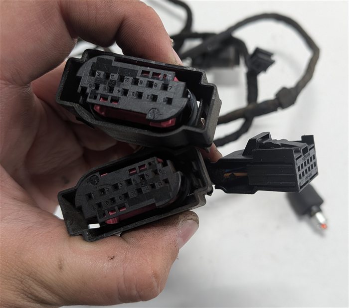 Thumbnail 7: 2013 AUDI A7 (C7 4G8) REAR PARK ASSIST PDC SENSOR SET/4 w/ HARNESS (Blue)