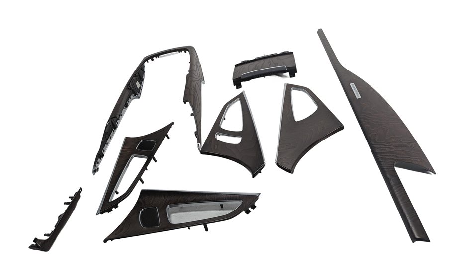 2013 AUDI A7 (C7 4G8) INTERIOR DOOR DASH CENTER CONSOLE TRIM SET (Ash)
