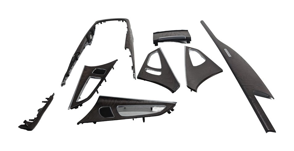 Thumbnail 2: 2013 AUDI A7 (C7 4G8) INTERIOR DOOR DASH CENTER CONSOLE TRIM SET (Ash)