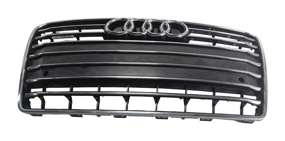 Thumbnail 3: 12-15 AUDI A7 (C7 4G8) FRONT CENTER GRILLE NON S-LINE w/ ACC PARK ASSIST BLACK