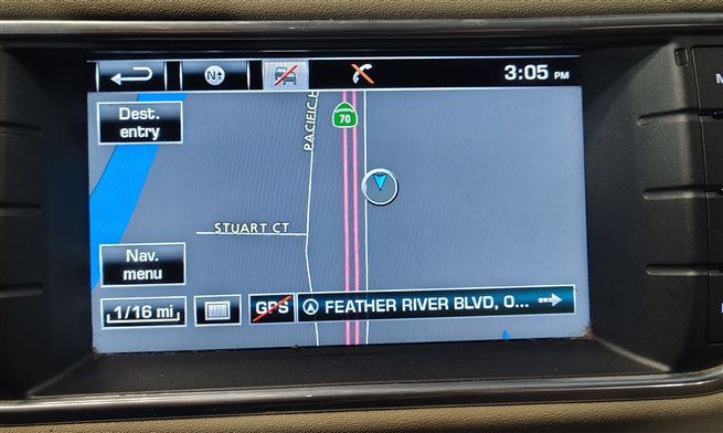 2015 RANGE ROVER EVOQUE (L538) RADIO STEREO GPS NAVIGATION DISPLAY SCREEN 8"