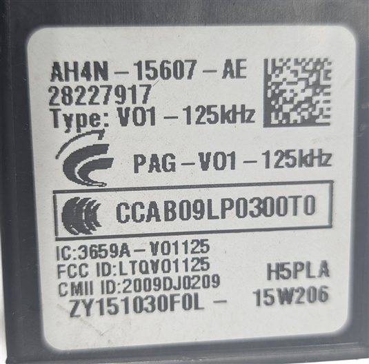 Thumbnail 7: 2014-2015 RANGE ROVER EVOQUE (L538) 2.0L TURBO ENGINE IMMOBILIZER MODULE KEY SET