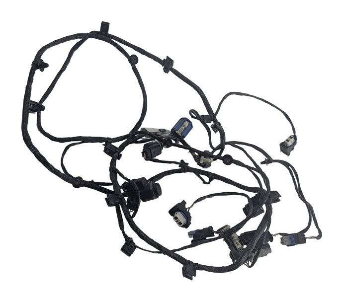 15 RANGE ROVER EVOQUE L538 FRONT PARK ASSIST PDC SENSOR SET/4 w/HARNESS (White)