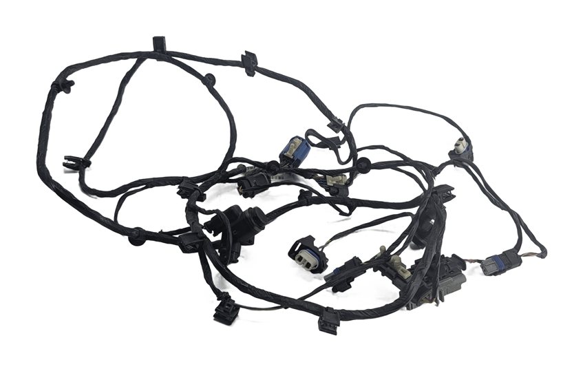 Thumbnail 2: 15 RANGE ROVER EVOQUE L538 FRONT PARK ASSIST PDC SENSOR SET/4 w/HARNESS (White)