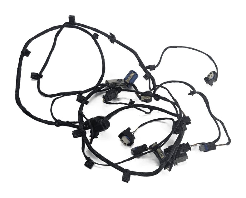 Thumbnail 3: 15 RANGE ROVER EVOQUE L538 FRONT PARK ASSIST PDC SENSOR SET/4 w/HARNESS (White)