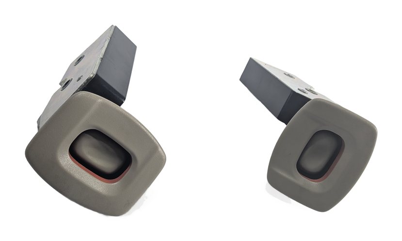 15 RANGE ROVER EVOQUE L538 REAR LEFT/RIGHT SEAT BACK LOCK LATCH SET/2 (Almond)