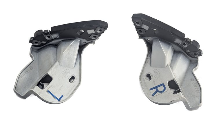 Thumbnail 3: 2015 RANGE ROVER EVOQUE L538 FRONT LEFT/RIGHT FENDER SUPPORT MOUNT BRACKET SET/2