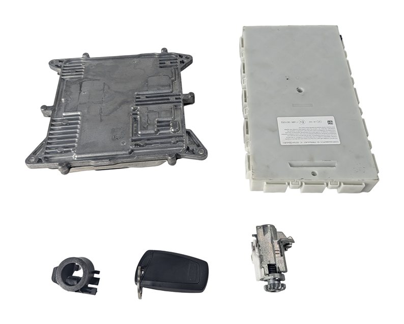 Thumbnail 4: 13-18 BMW 328i 428i 528i X3 X4 (F30 F32) 2.0L N26 ENGINE DME BCM MODULE KEY SET