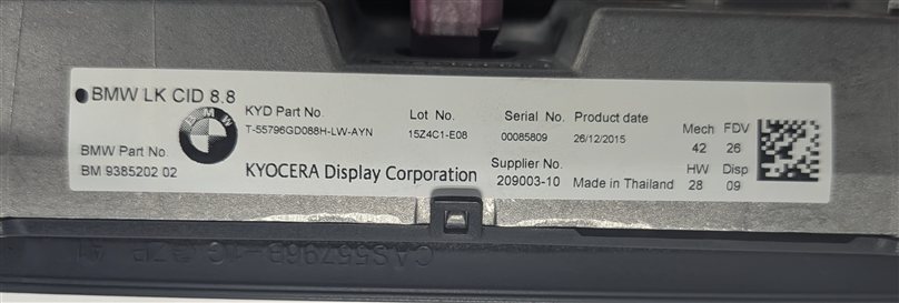 Thumbnail 7: 2015-2016 BMW 228I M235I M2 F22 8.8" NBT NAVIGATION DISPLAY LCD MONITOR SCREEN