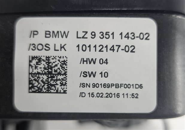Thumbnail 6: 12-17 BMW X4 2 3 4 SERIES (F22 F30 F32) STEERING COMBINATION SWITCH w/ SPRING