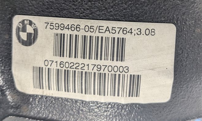 Thumbnail 7: 12-18 BMW 228I XDRIVE 320I F22 F30 REAR DIFFERENTIAL DIFF CARRIER 3.08 RATIO OEM