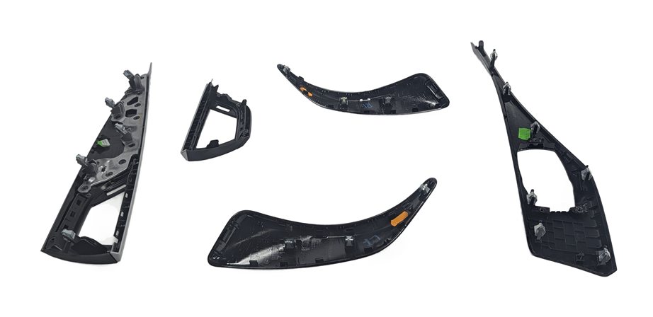 Thumbnail 4: 16 BMW 228I F22 INTERIOR DOOR DASH CENTER CONSOLE TRIM SET/5 (Black High-Gloss)