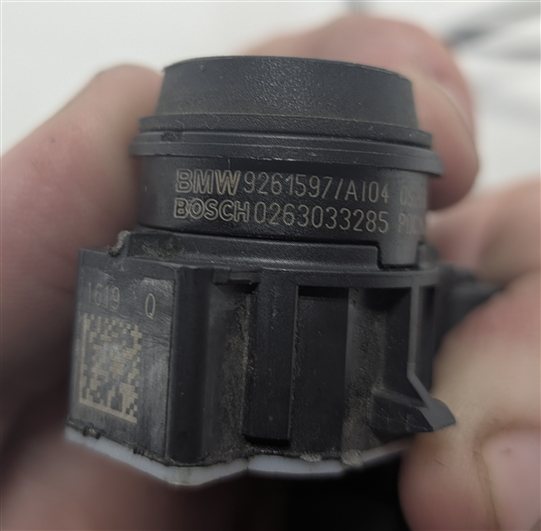 Thumbnail 6: 2016 BMW 228I F22 FRONT PARK ASSIST PDC DISTANCE SENSOR SET/4 w/HARNESS (Silver)