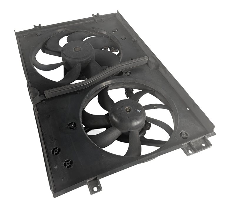 Thumbnail 2: 99-11 VW GOLF JETTA / AUDI TT DUAL RADIATOR ENGINE COOLING FAN & SHROUD ASSEMBLY