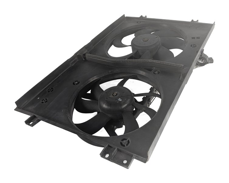 Thumbnail 3: 99-11 VW GOLF JETTA / AUDI TT DUAL RADIATOR ENGINE COOLING FAN & SHROUD ASSEMBLY