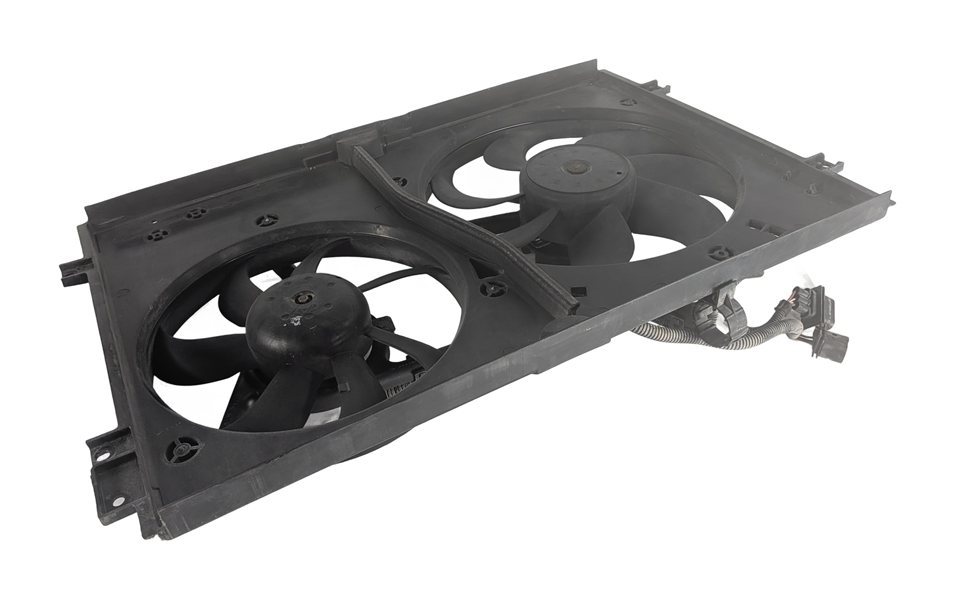Thumbnail 4: 99-11 VW GOLF JETTA / AUDI TT DUAL RADIATOR ENGINE COOLING FAN & SHROUD ASSEMBLY