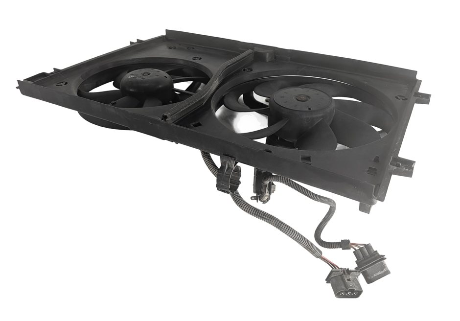 Thumbnail 5: 99-11 VW GOLF JETTA / AUDI TT DUAL RADIATOR ENGINE COOLING FAN & SHROUD ASSEMBLY